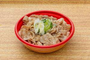ネギ塩豚カルビ丼 並盛