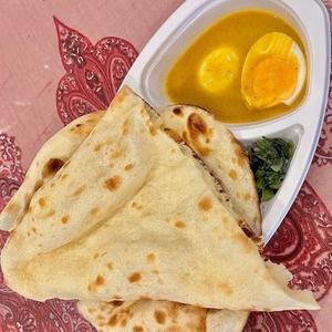 玉子カレー&ナン/Egg Curry & Naan