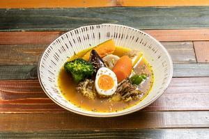 きのこと野菜のスープカレー