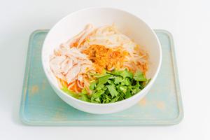 香油麺シャンユーメン Spicy shrimp oil noodle