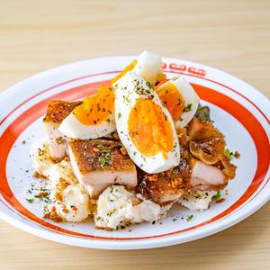 照焼きチキン＆半熟卵ポテトサラダ