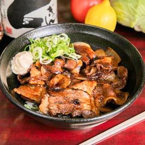 ★炭火豚カルビ丼 Charcoal-Grilled Pork Kalbi Rice Bowl