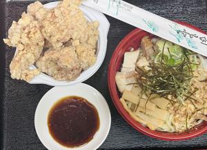 Bセット(油そば+唐揚げ2個)※画像はイメージです。
