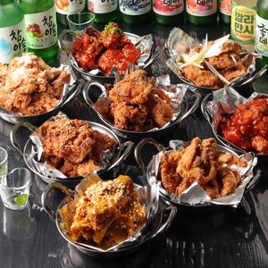 韓国フライドチキン(ハーフ＆ハーフ)