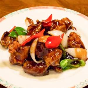 鶏肉の黒コショウご飯セット