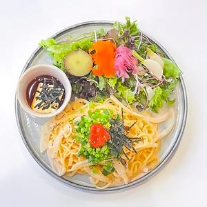 シェフ自慢の博多明太クリームパスタ