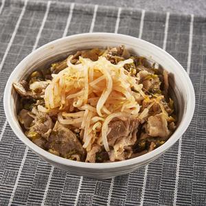 辛子高菜豚バラ丼(少し小さめ・ご飯100g)