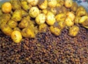 Chana egg ひよこ豆と卵炒め