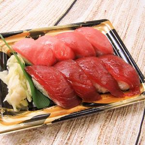 本マグロ4貫・漬けまぐろ4貫