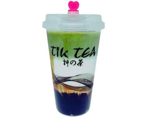 抹茶ミルクティー(普通タピオカ入り) Hot&Ice