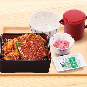 かつ庵 タレうなかつ重（うなぎ１枚）だし茶漬けセット