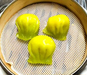 翡翠海老蒸し餃子