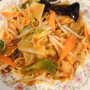 五目あんかけ焼きそば