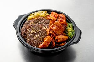 カルホル丼(カルヒ＆ホルモン丼)