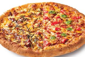 ピザハット人気No.3 【45%OFF】ピザハット・マルゲリータ/直火焼テリマヨチキン (ハーフ＆ハーフMサイズ)
