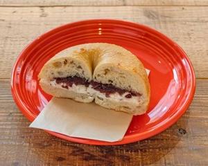 (ハーフ)粒あん＆クリームチーズサンド