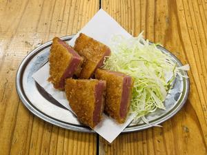 串屋横丁 厚切りハムカツ