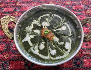 ほうれん草マトンカレー sag mutton curry
