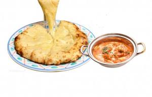 チーズナンとバターチキン/CHEESE Naan + Butter chicken