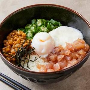 【定番の組み合わせ】ネバとろマグロ丼