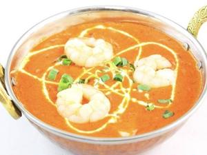 バタープラウンカレーButter Prawn