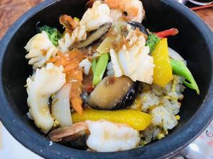 海鮮あんかけ石鍋チャーハン