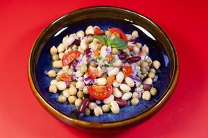 Mix beans chat (salad) 3色豆のスパイシーサラダ