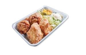 からあげ弁当(モモ+ムネ)4個入 当店人気No.2！