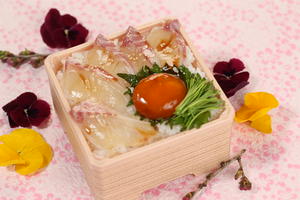 真鯛の熟成漬丼