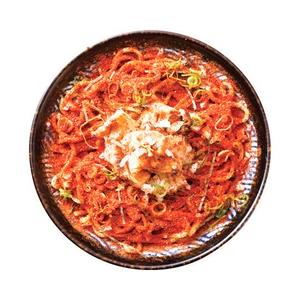 炙り豚 紅柚子唐辛子 極み油ソバ 並盛(1玉)