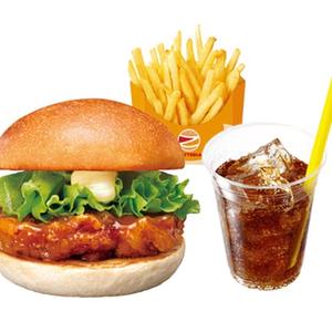 【セット】オレンジチキンバーガー Orange Chicken Burger Set