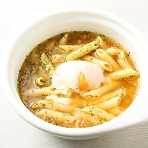 温玉オニオンスープのパスタ