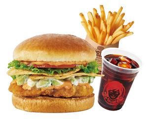 カリフォルニアチキンフィレバーガーセット