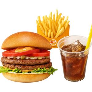 【セット】ダブル絶品ビーフバーガー Double ZEPPIN (Supreme) Beefburger Set