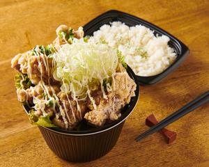 鶏もも唐揚げ ねぎ塩マヨネーズ ごはんセット
