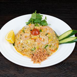 タイの海老チャーハン♪カオパットクン Kao Pakun (EBI Chahan)