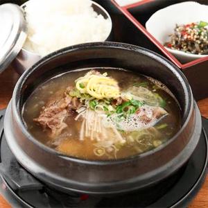 カルビタン(韓国惣菜3品、ご飯大盛り無料)
