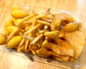  ポテト3種類選べて600gでこの値段！超特盛ポテト！