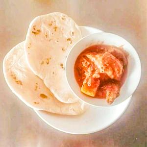 ケバブラップとカレー セット