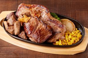【単品】3種盛りステーキ(グラム選択式)Triple Steak