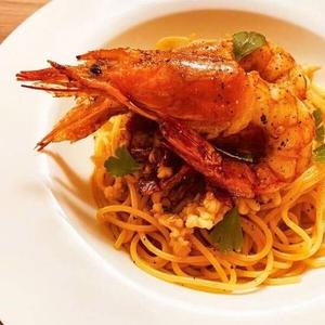 天使エビ トマトのスパゲッティー