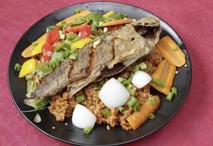 Thieboudienne(セネガル風ジョロフライス)