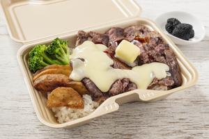 濃厚チーズ入り！ビフテキ屋のトリュフバターステーキBOX(大)