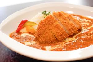 バターチキンカレー 豚カツトッピング!