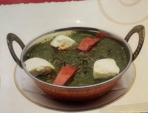 サグパニル カレー/ Sag paneer curry