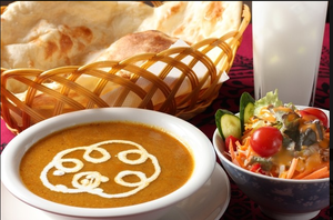 チキンカレーとナン