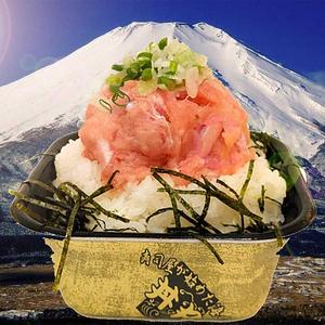 丼丸 特上の中トロねぎとろの富士山盛り