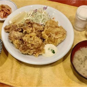 醤油チキン唐揚げ定食