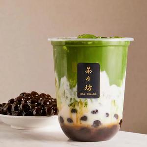 茶々坊人気No.2 抹茶タピオカミルク (Mサイズ限定)