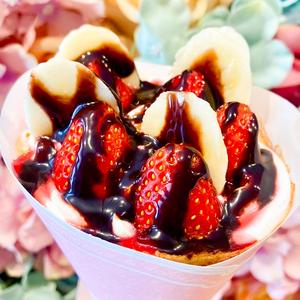 ストロベリー＆バナナチョコレートクリームクレープ